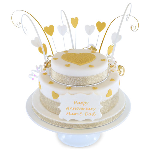Anniversary Two~Tier Cake