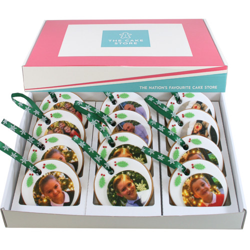 Christmas Bauble Photo Cookies