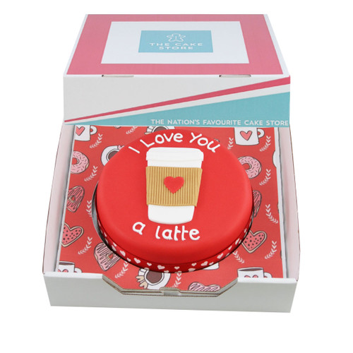 Love You Latte Gift Cake