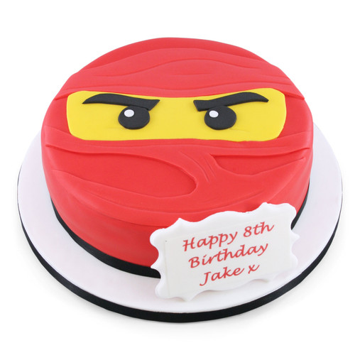 Ninja Face Cake