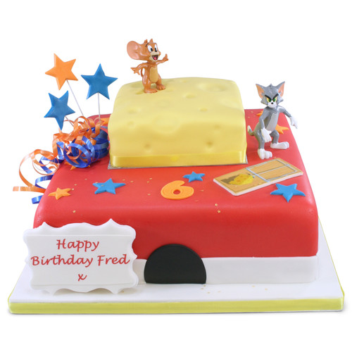 Tom and Jerry  Two~Tier Cake