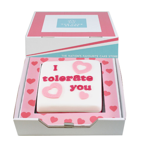 I Tolerate You Gift Cake