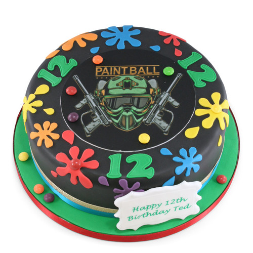 Paintball Cake