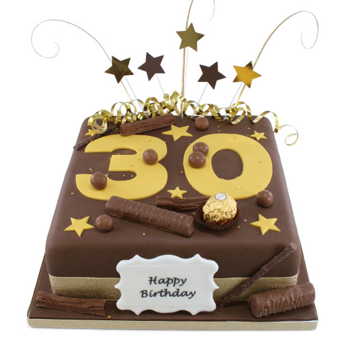 Chocolate Number Cake