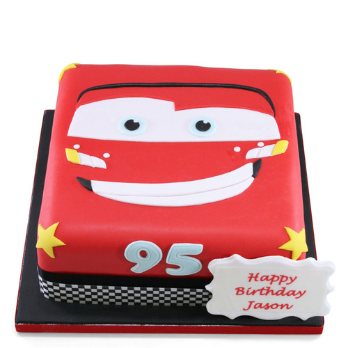 Lightning McQueen Cake