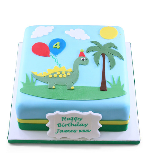 Dino Party Cake