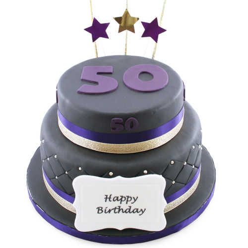 Quilted Two~Tier Cake
