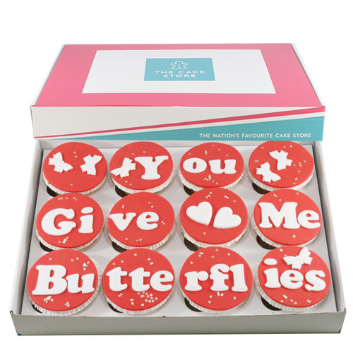 You Give Me Butterflies Cupcakes
